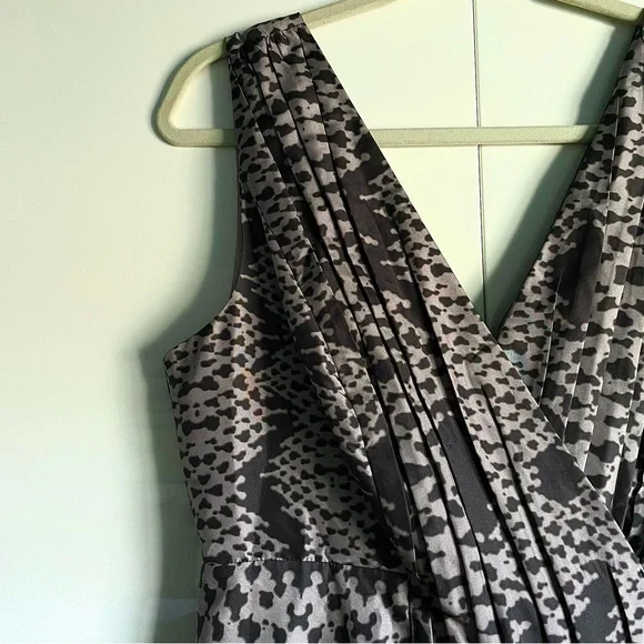 NWT Banana Republic Silk Snake Print Sheath Dress Career Cocktail Size 10 - Picture 6 of 11